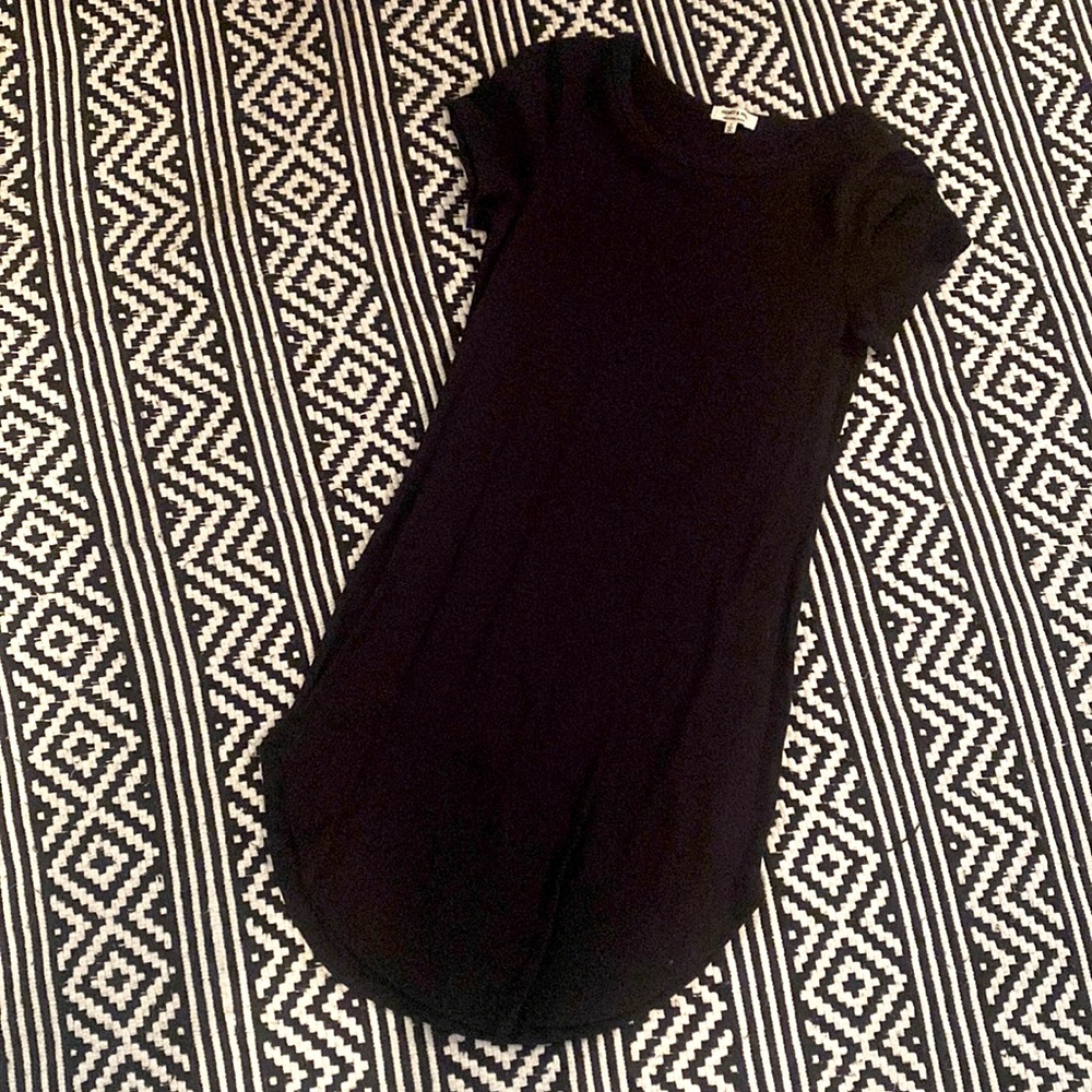 Black Mini Tshirt Dress-size Small